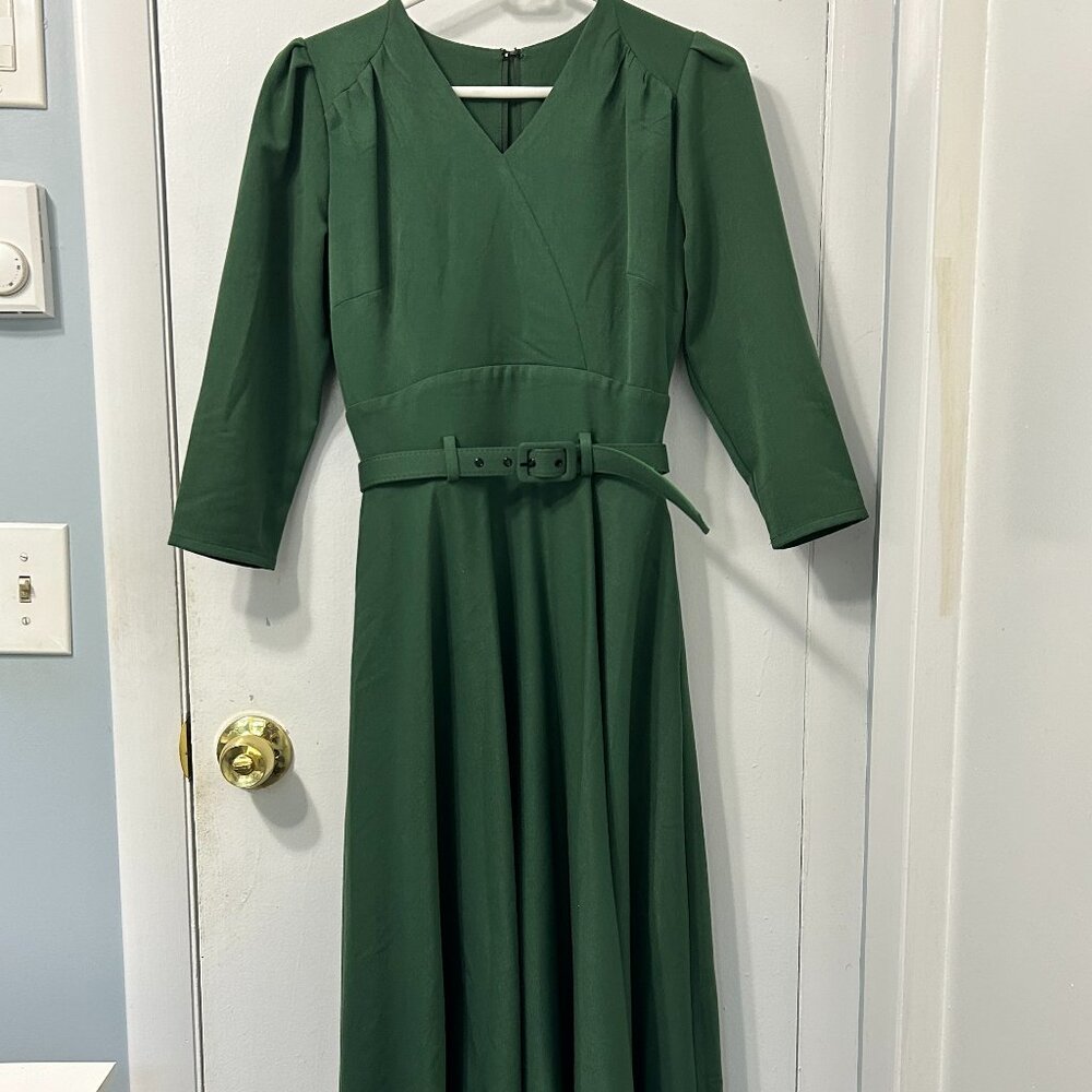 Collectif Green US 2 or XXS Kelly Green Dress